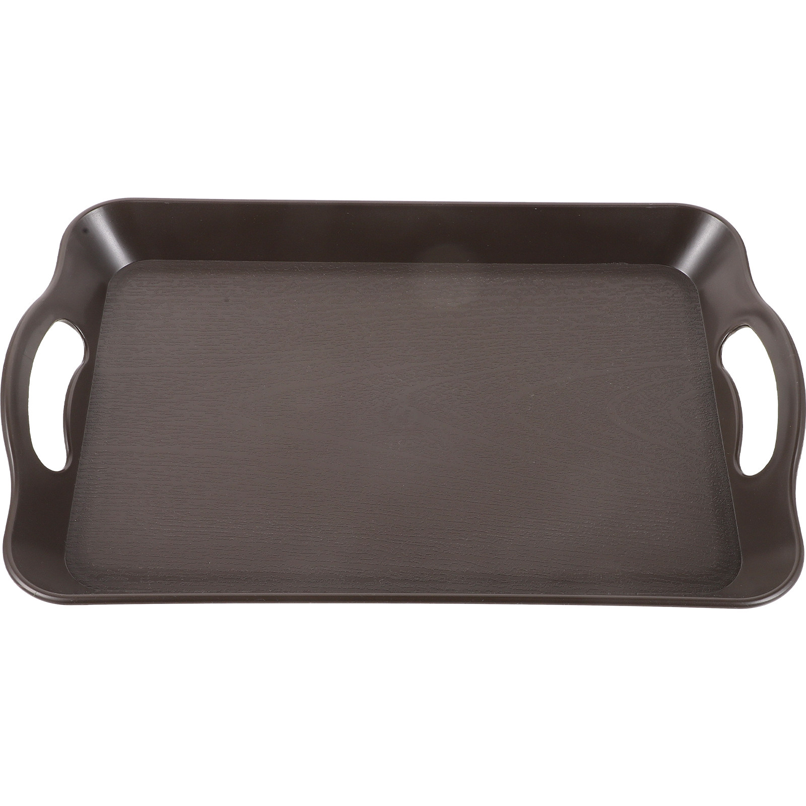 Food Snacks Easy - Heavy Duty Plastic Serving Tray Rectangular