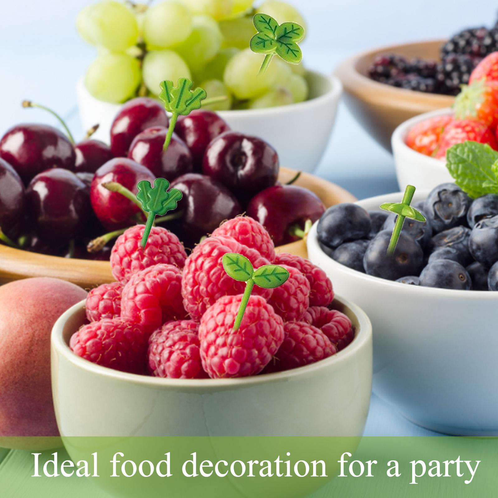 Food Snacks For Kids Party - 40-8Pcs Fruit Fork Mini Kids Snack