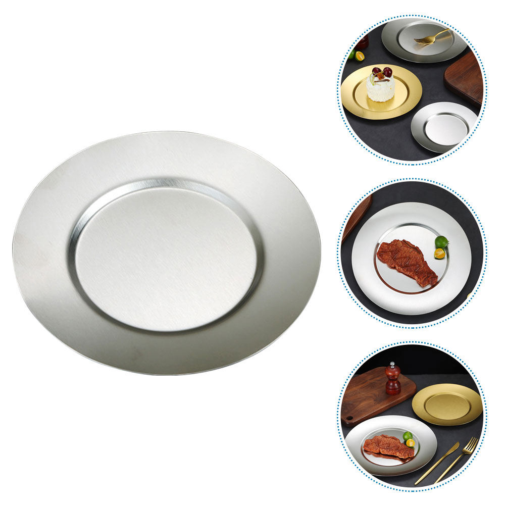 Stainless Steel Plate Round Fo - مراجعة Food Snacks For Camping وسعره
