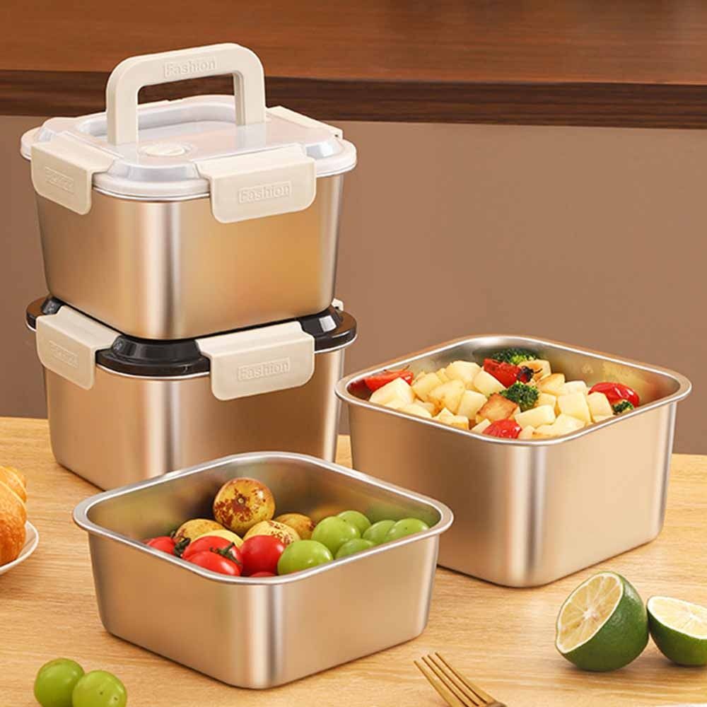 1800ML Stainless Steel Crisper - مراجعة Food Snacks For Camping وسعره