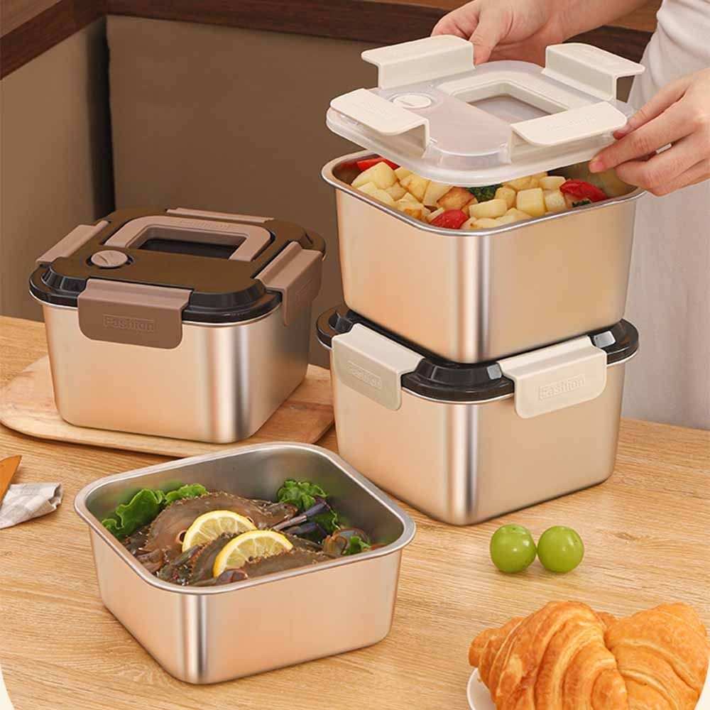 1800ML Stainless Steel Crisper - مراجعة Food Snacks For Camping وسعره