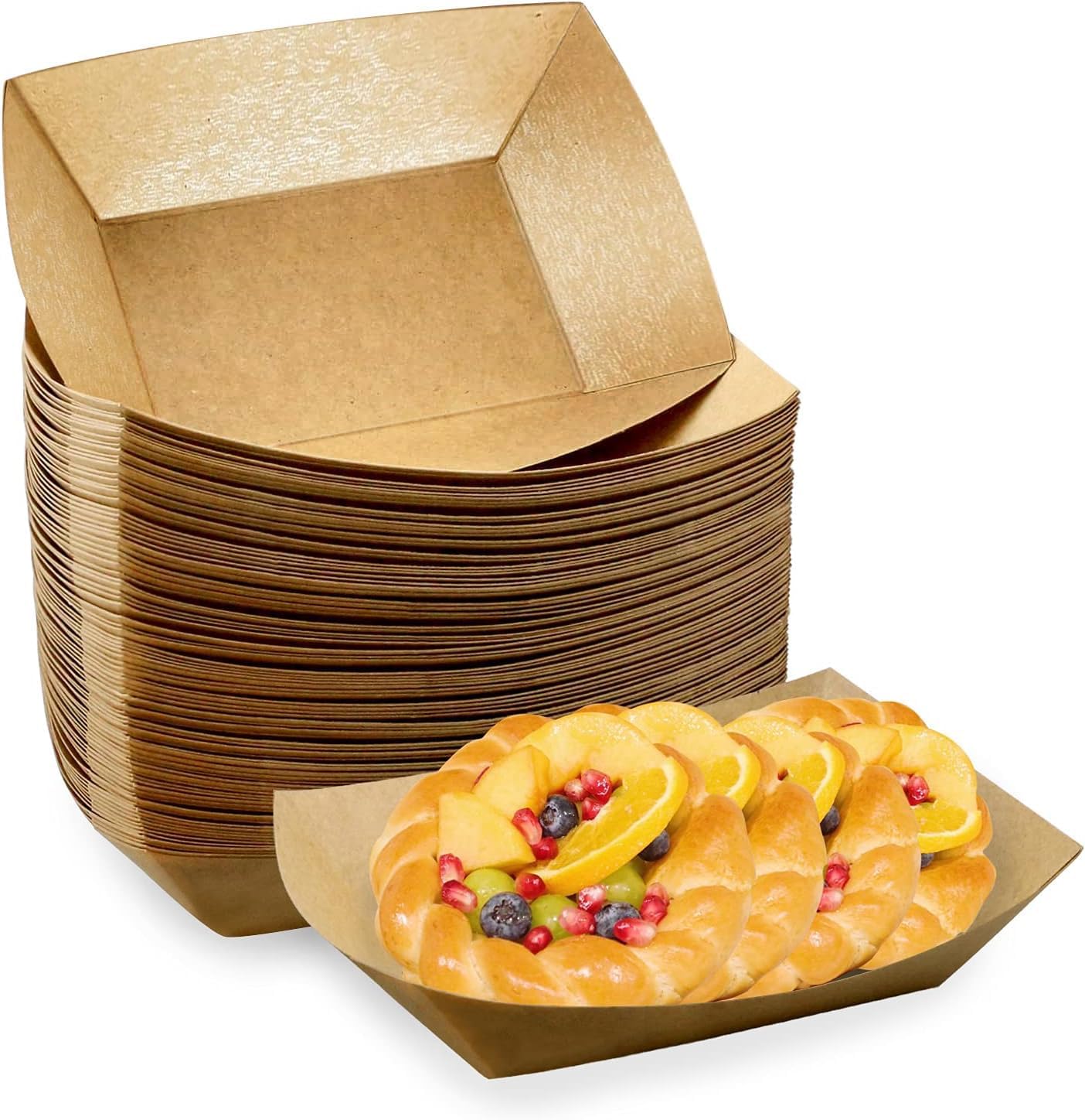100 Pack 3 lb Heavy Duty Paper - مراجعة Food Snacks Images وسعره