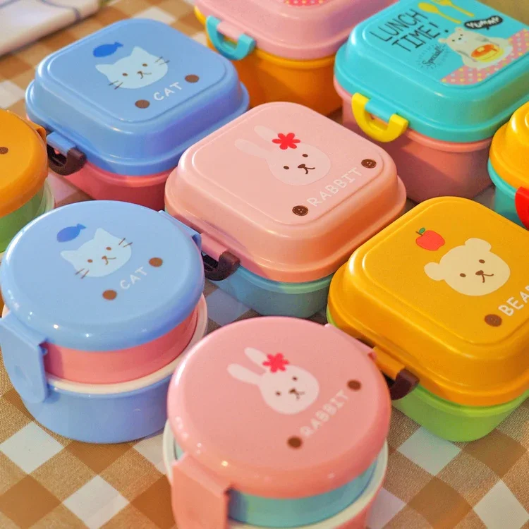 Cute Cartoon Kittyed Bento Lun - مراجعة Food Snacks For Kids وسعره
