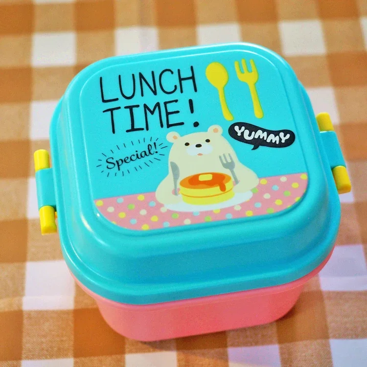 Cute Cartoon Kittyed Bento Lun - مراجعة Food Snacks For Kids وسعره