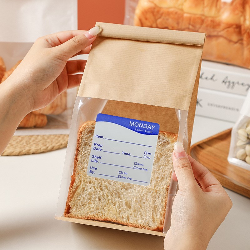 250Pcs/Roll Kitchen Date Food  - مراجعة Snacks Food Labels وسعره