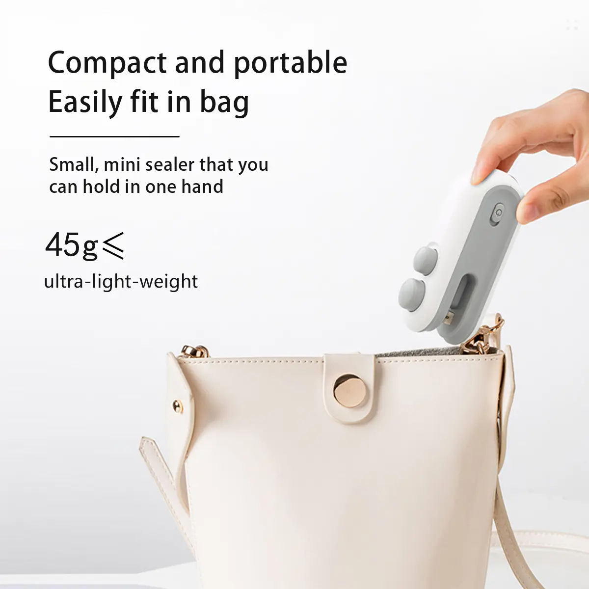Mini Portable Snack Bag Sealer - مراجعة Food Snacks Easy وسعره