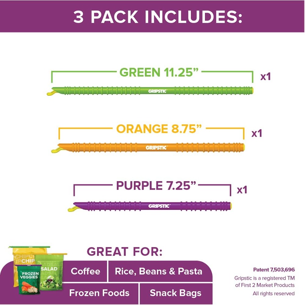 Reusable Bag Sealer Clips - Ai - مراجعة Food Snacks Images وسعره