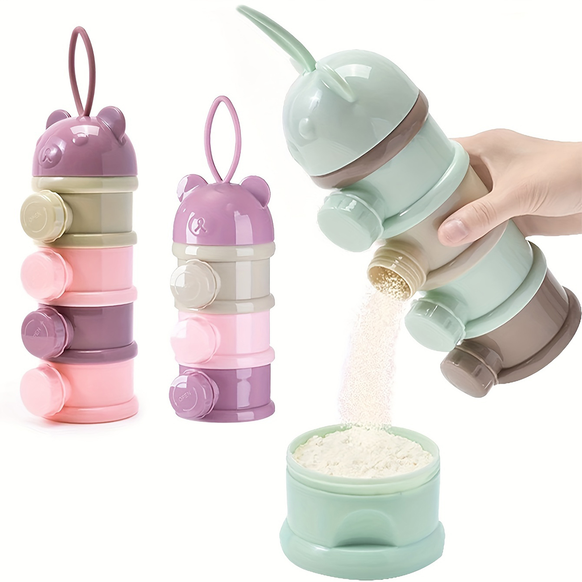 Large Capacity Baby Milk Powde - مراجعة Food Snacks For 1 Year Old وسعره