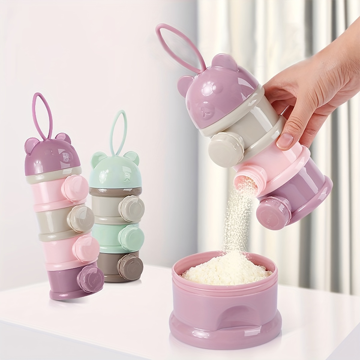 Large Capacity Baby Milk Powde - مراجعة Food Snacks For 1 Year Old وسعره