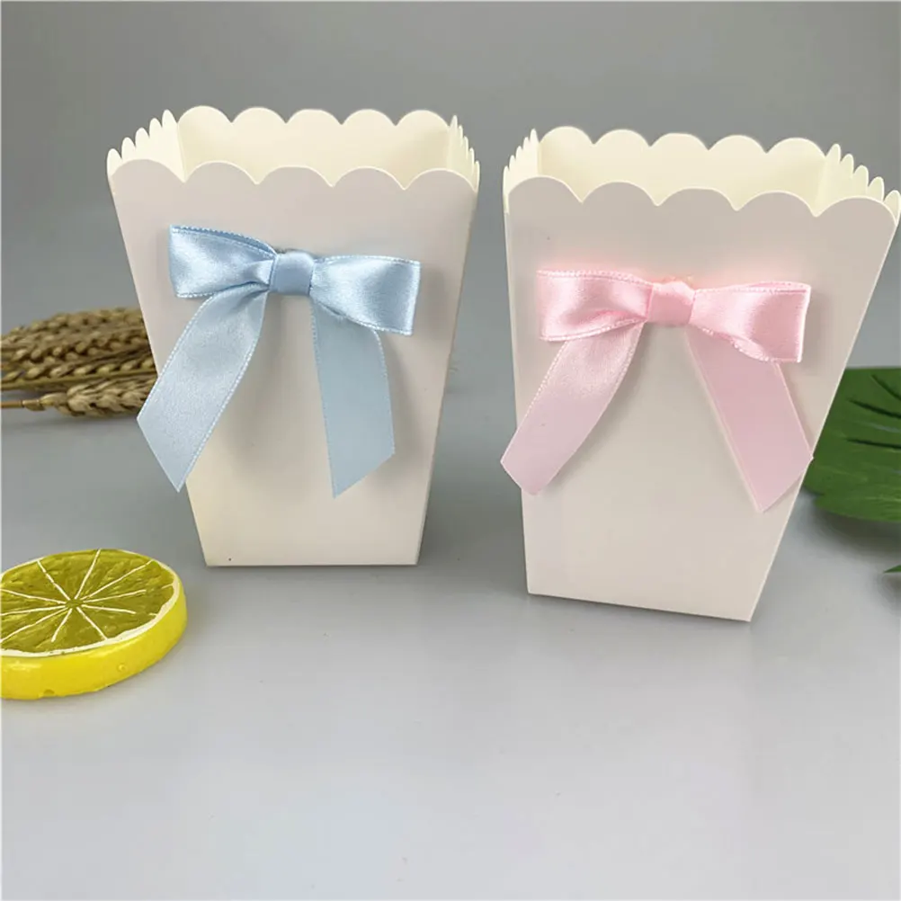 12pcs Pink Bow Popcorn Box Par - مراجعة Food Snacks For 1 Year Old وسعره