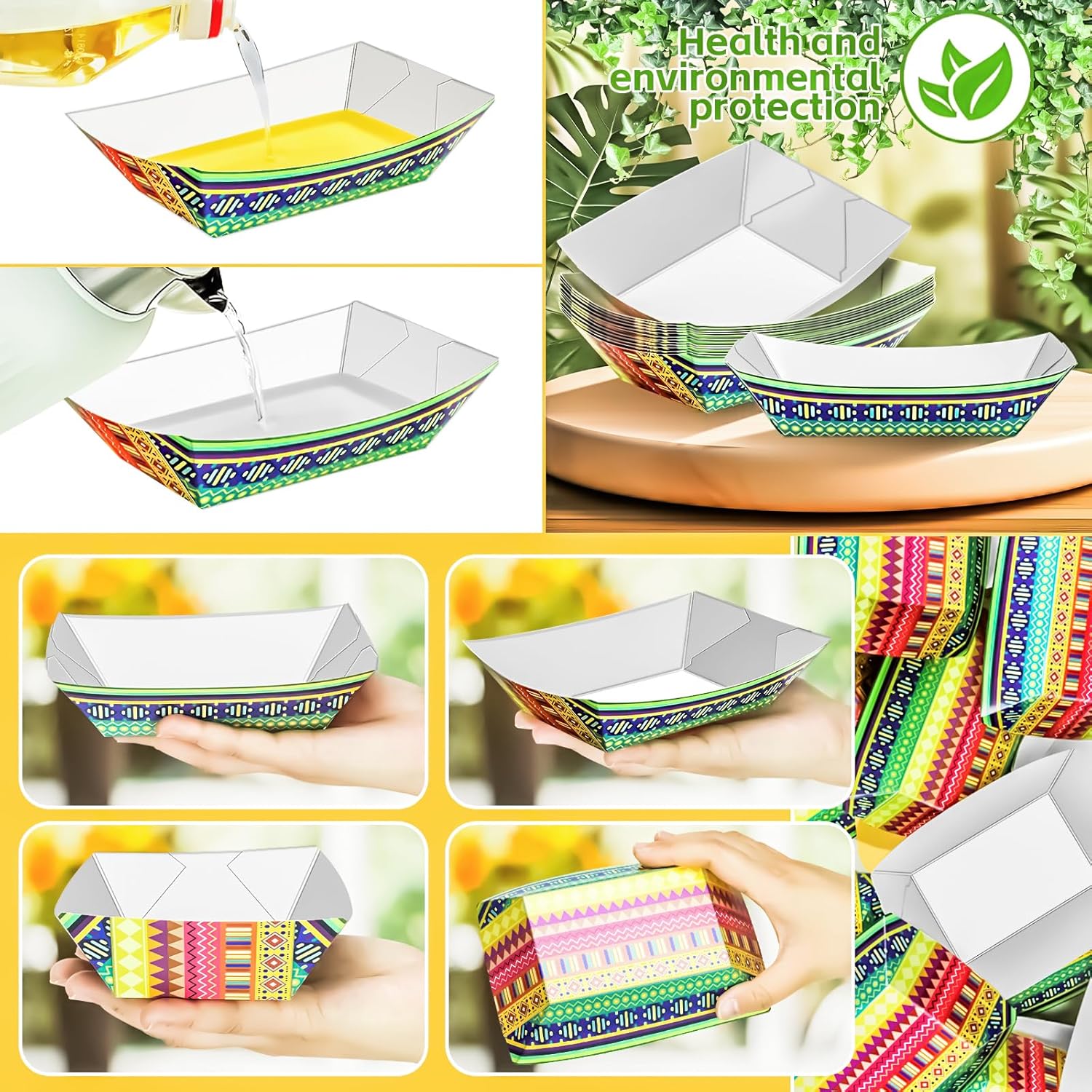 50 Pack 2LB Kraft Paper Food B - مراجعة Food Snacks Images وسعره