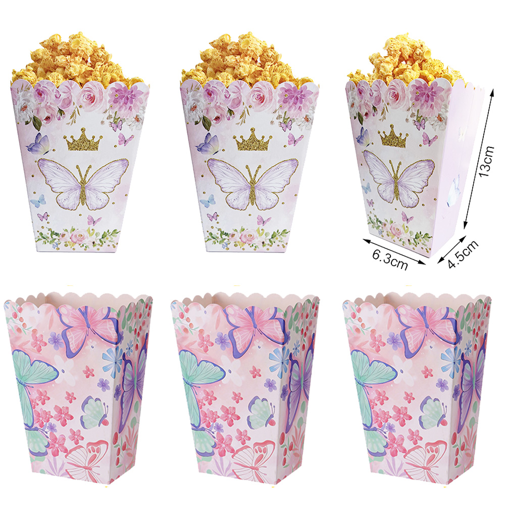 6/12/24/30pcs Butterfly Popcor - مراجعة Food Snacks For Kids وسعره