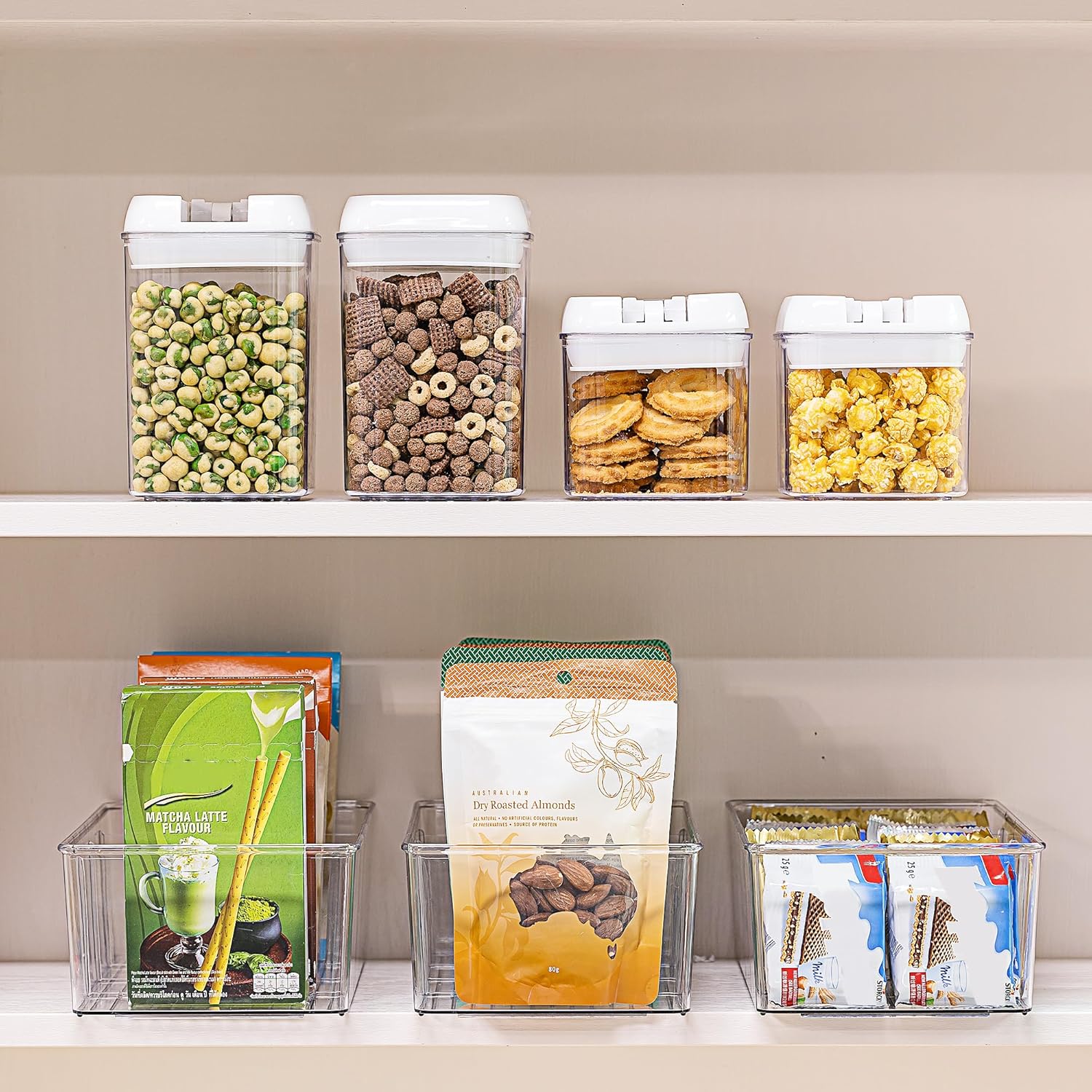 6 Pack Clear Plastic Food Stor - مراجعة Food Snacks Images وسعره
