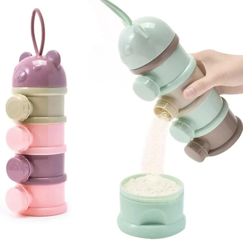 4Layer Bear Style Portable Mil - مراجعة Food Snacks For 1 Year Old وسعره