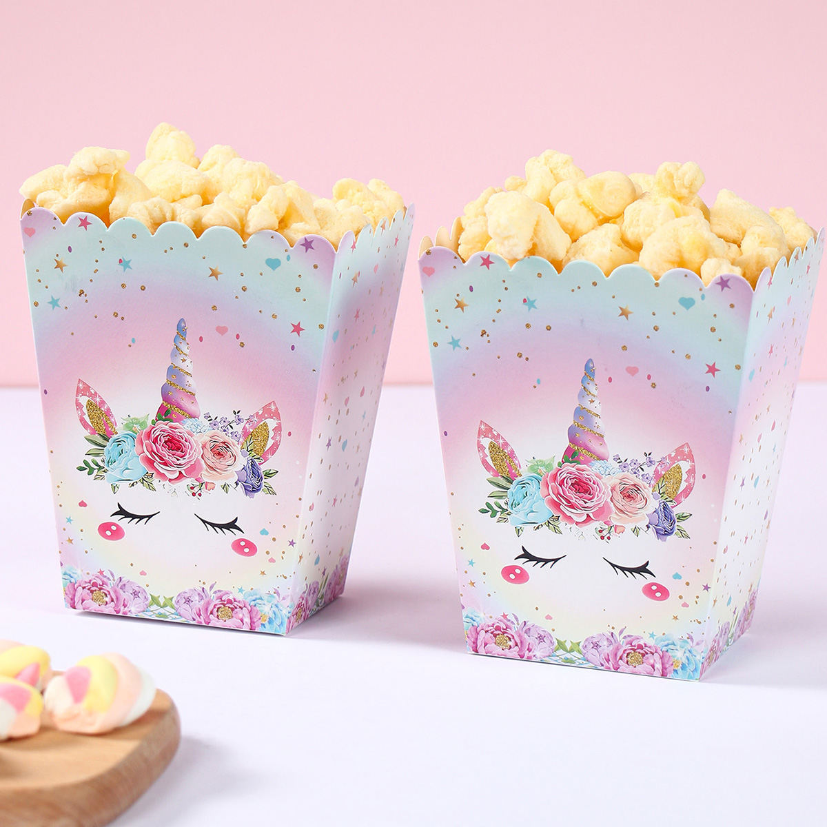 8pcs Paper Candy Cartons Popco - مراجعة Food Snacks For Kids Party وسعره