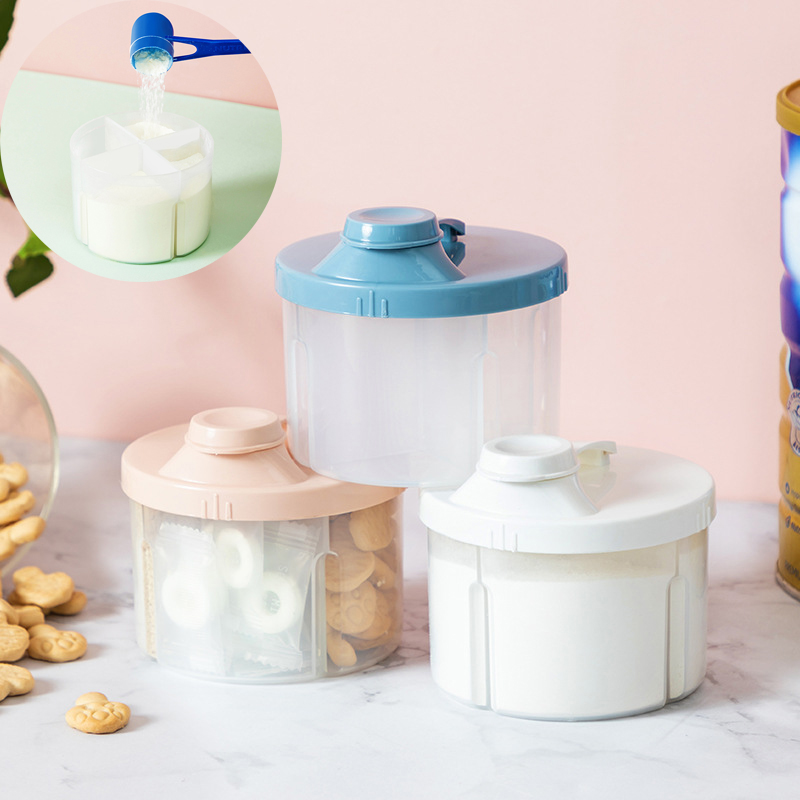4 Grid Portable Baby Food Stor - مراجعة Food Snacks For Kids وسعره