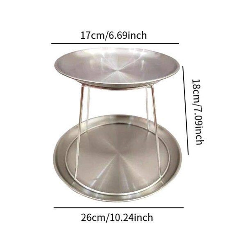 2 Tier round Seafood Stand Sna - مراجعة Food Snacks Brands وسعره