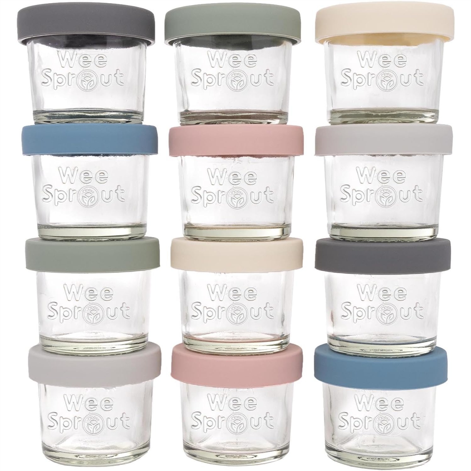 Glass Baby Food Storage Jars w - مراجعة Food Snacks Images وسعره