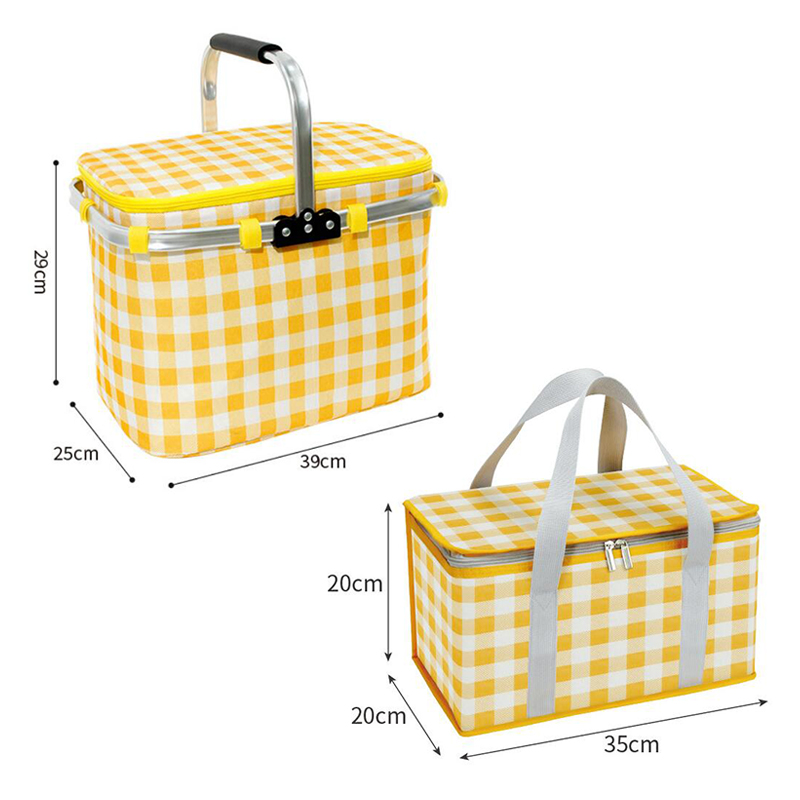 Retro Pastoral Lunch Bag Foldi - مراجعة Food Snacks For Camping وسعره