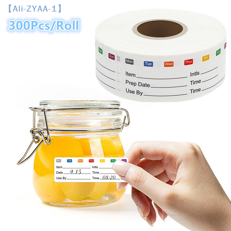 【ZYAA-1】300Pcs/Roll Kitchen Da - مراجعة Snacks Food Labels وسعره