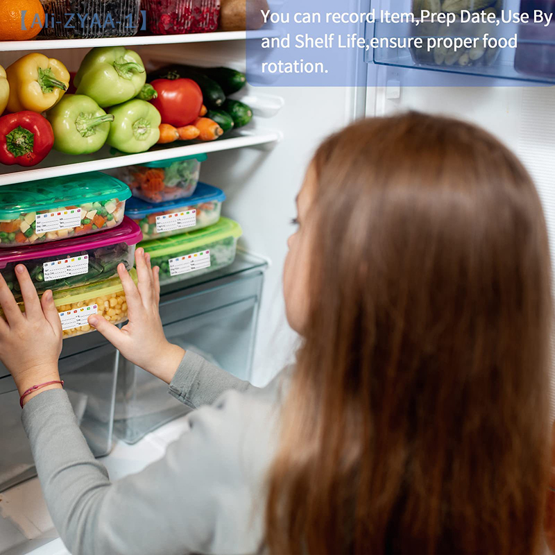 【ZYAA-1】300Pcs/Roll Kitchen Da - مراجعة Snacks Food Labels وسعره