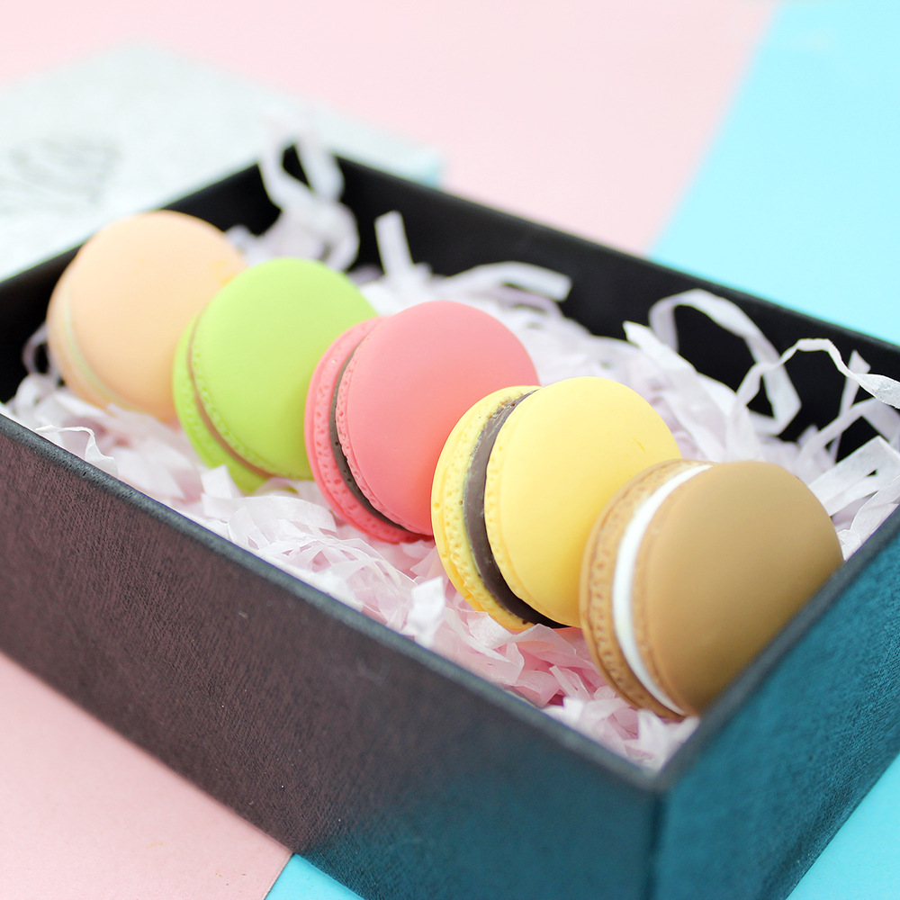6PCS Simulation Macaron Model  - مراجعة Food Snacks For Kids وسعره