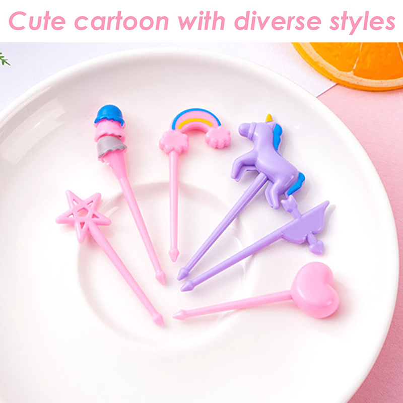 Fruit Forks for Kids Children  - مراجعة Food Snacks For Kids Party وسعره