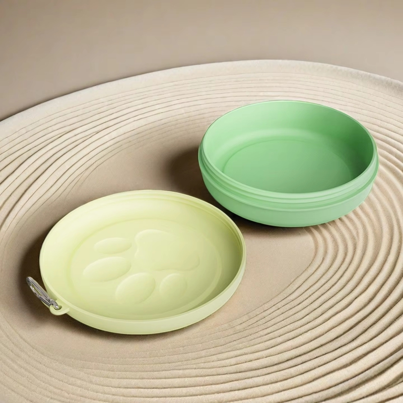11/14cm2-in-1 Travel Dog Bowl  - مراجعة Food Snacks For Camping وسعره