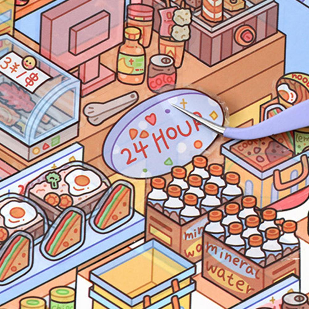 3D Miniature Supermarket Resto - مراجعة Food Snacks For Kids وسعره