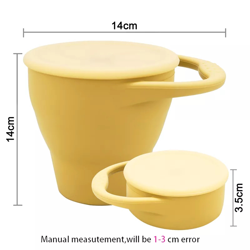 Baby Snack Cup Collapsible Sil - مراجعة Food Snacks For 1 Year Old وسعره