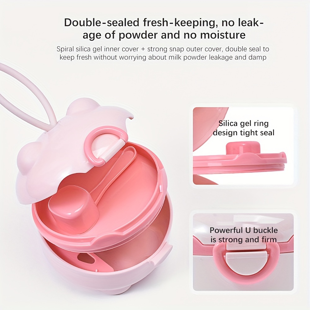 1pc Portable Four-Layer Milk P - مراجعة Food Snacks For 1 Year Old وسعره