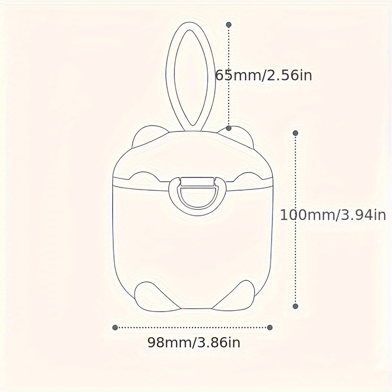 1pc Portable Four-Layer Milk P - مراجعة Food Snacks For 1 Year Old وسعره