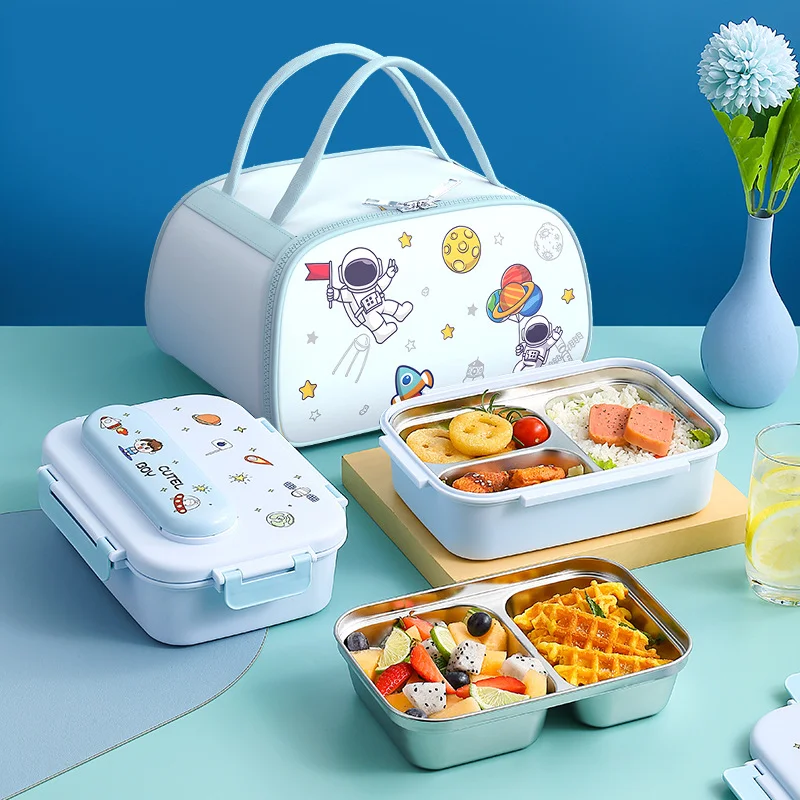 304 Stainless Steel Kids Lunch - مراجعة Food Snacks For Kids وسعره