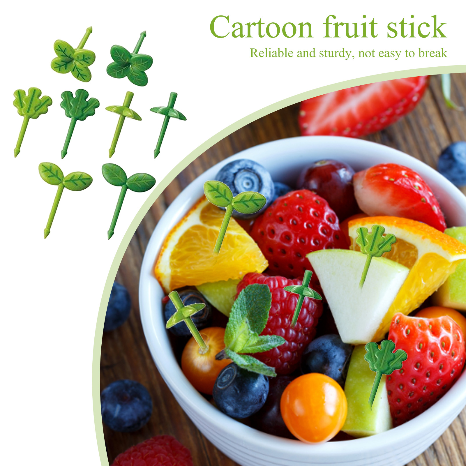 40-8Pcs Fruit Fork Mini Kids S - مراجعة Food Snacks For Kids Party وسعره