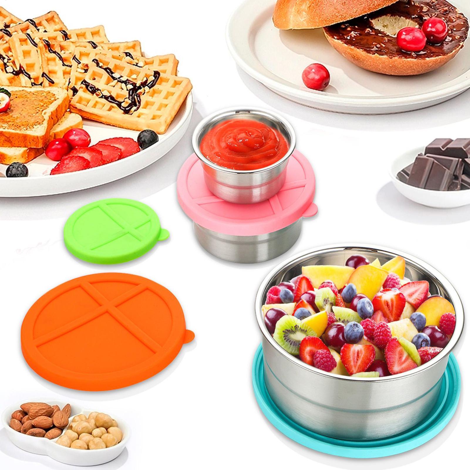 Metal Food Container 5 Pieces  - مراجعة Food Snacks For Camping وسعره