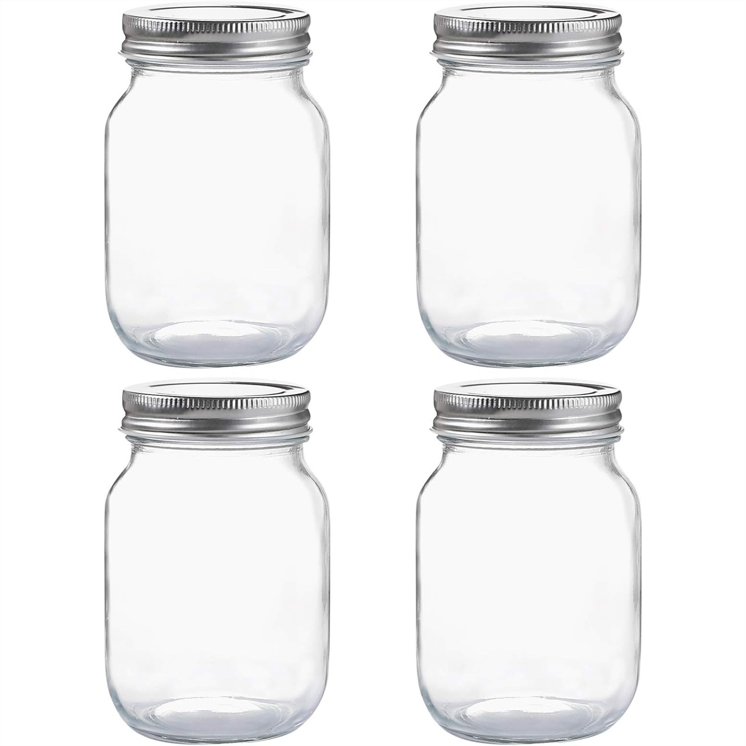 Glass Regular Mouth Mason Jars - مراجعة Food Snacks Images وسعره