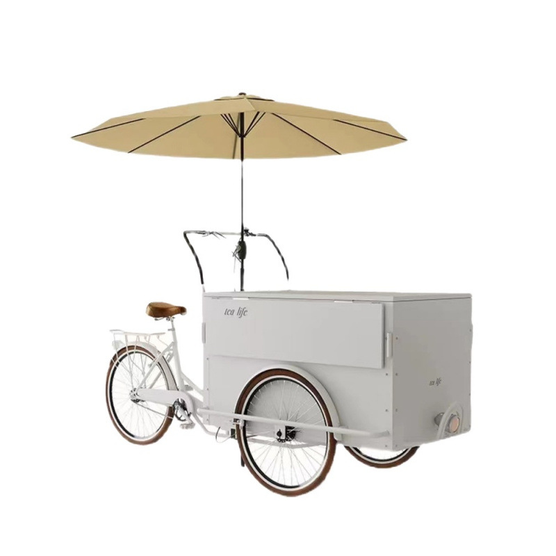 Human three-wheeled stall car  - مراجعة Food Snacks Brands وسعره