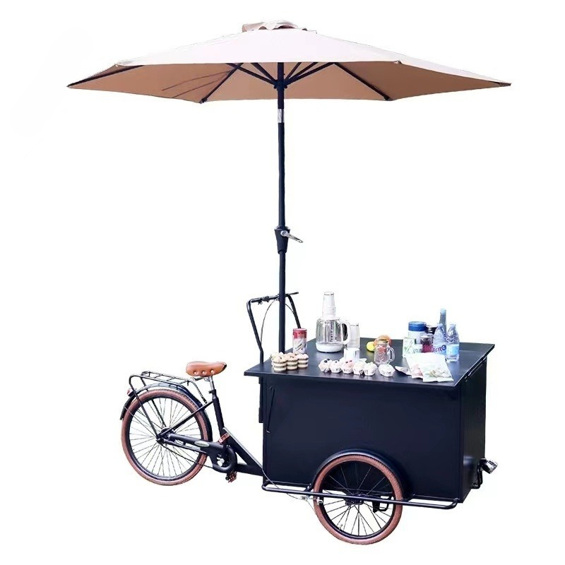 Human three-wheeled stall car  - مراجعة Food Snacks Brands وسعره