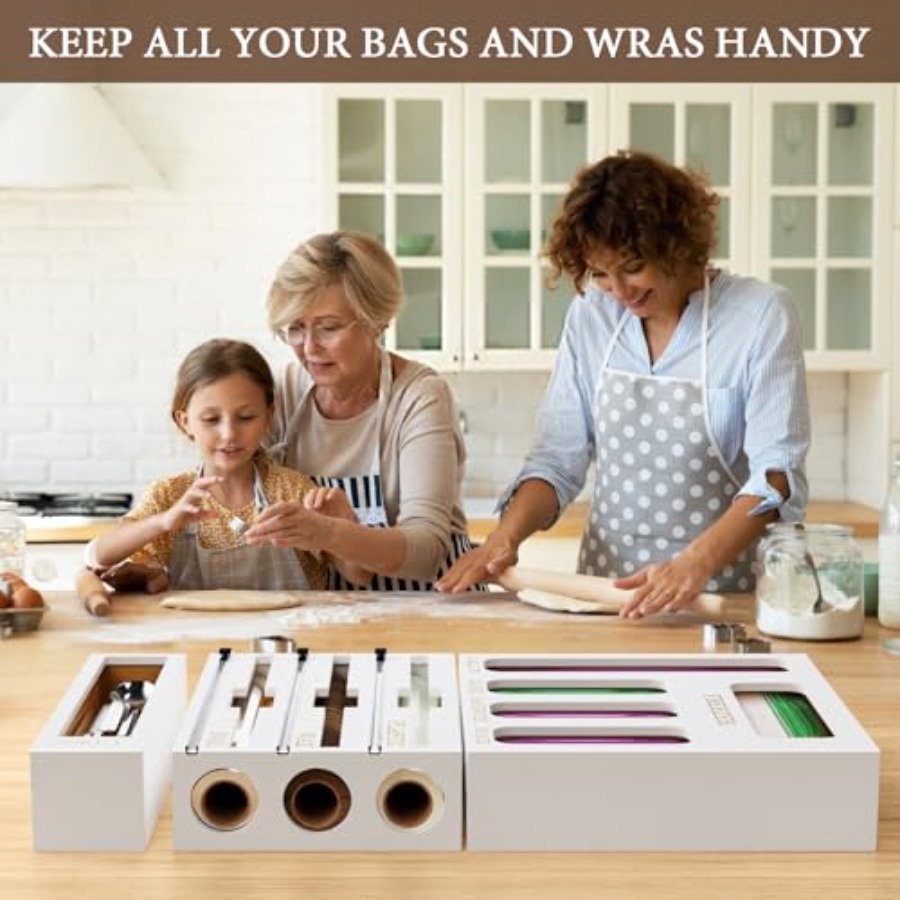 Kitchen Drawer Organizer for B - مراجعة Snacks Food Labels وسعره